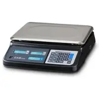 CAS Software CAS PR2, Laden-Waage, Markt-Waage, Preisrechnend, GEEICHT, Wägebereich max. 6g, Ablesbarkeit 1g PR2N