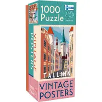 Tactic Puzzle Lovers Vintage Posters Tallinn 1000 Stück Puzzle, 1000 Stück(e), Stadt
