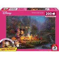 Schmidt Spiele 56558 Disney Mickey & Minnie Campfire Puzzle, 200 Teile, 200 Stück(e), Cartoons, 8 Jahr(e)