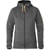 Fjällräven Pullover Ovik Fleece Hoodie Dark Grey Damen-XS