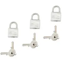Euromarine Vorhängeschloss-set 40 Mm 3 Einheiten