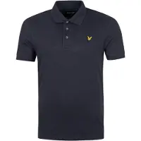 Lyle & Scott Baumwollenes Polo Slim Fit Dunkelblau