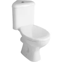 A&n&a aqualine Aqualine CLIFTON Eck-WC, Betätigungsplatte 3/6l, Abgang senkrecht/waagerecht, weiß