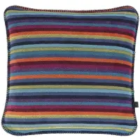 Cawö Kissenbezug Lifestyle Stripes Multicolor Dark (50 x 50 cm)