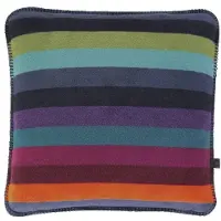 Cawö Kissenbezug Lifestyle Block Stripes Multicolor Dark (50 x 50 cm)