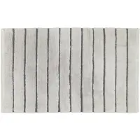 Cawö Badematte Home Balance Stripes Platinum-60 x 100 cm