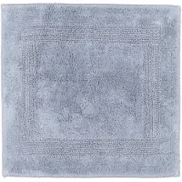 Cawö Badematte Uni Umkehrbar Nordic Blue-60 x 60 cm