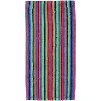 Cawö Badetuch Lifestyle Stripes Multi Dark (70 x 180 cm)