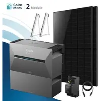 SolarMars Anker SOLIX Solarbank 3 E2700 Pro Balkonkraftwerk Speicher mit 500Wp Solarmodul und MC4 Solarkabel Set - 1000Wp ‚Äì 2 Module / 1x BP2700 / Balkon