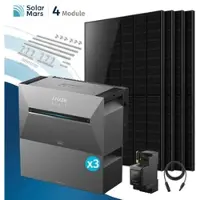 SolarMars Anker SOLIX Solarbank 3 E2700 Pro Balkonkraftwerk Speicher mit 500Wp Solarmodul und MC4 Solarkabel Set - 2000Wp ‚Äì 4 Module üî• / 3x BP2700 / Ziegeldach
