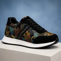 Lureaux Shiny Shadow Runners - - Schöne bunte Schuhe - Einzigartiger Druck - Herren