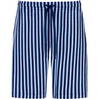 Mey Hose kurz Serie Graphic Stripes Far Blue | Größe XXL