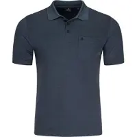 Ragman Herren Poloshirt - Oberteil, Softknit-Polo, Baumwollmischung, Brusttasche, Knopfleiste, kurz, einfarbig