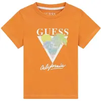 GUESS T-Shirt N6GI10 K8HM4 Orange Regular Fit