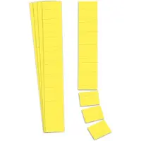 Ultradex Einsteckkarte Planrecord 6 x 3,2 cm (B x H) 190g/m² zitrone 90 St./Pack.