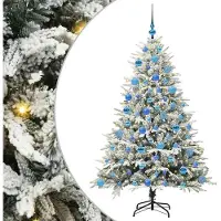 vidaXL Maren (mit 300 LEDs und 120 blauen Kugeln)