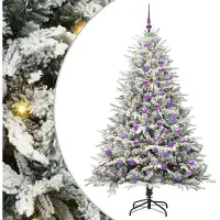 vidaXL Maren (mit 300 LEDs und 120 lila Bällen)