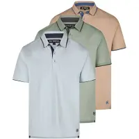 Riverso Poloshirt Herren Kurzarm 3er Pack RIVLeano Regular Fit Regular Fit Pack 2 S