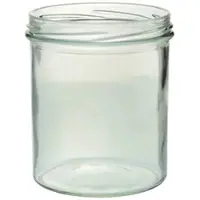 MamboCat 48er Set Sturzglas 350 ml Marmeladenglas Einmachglas Einweckglas To 82 schwarzer Deckel incl. Diamant-Zucker Gelierzauber Rezeptheft