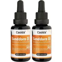 Casida Sanddornöl Sanddornfruchtfleischöl naturrein äth. 2x 2x30 ml Ätherisches Öl