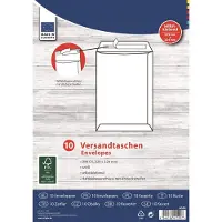 Magni STYLEX 41199 Versandtaschen, C4, haftklebend, 100 g, 10 Stück, weiss