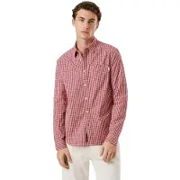 Pepe Jeans für Herren. PM3090841 Colton Hemd rot (L), Lässig, Baumwolle, Langarm