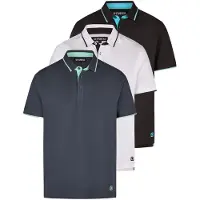 Riverso Poloshirt Herren Kurzarm 3er Pack RIVLeano Regular Fit Regular Fit Pack 3 XXL