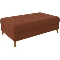 S-Style Möbel HOCKER Alma Terrakotta Cord