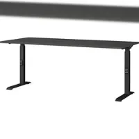 KADIMA DESIGN Schreibtisch höheneinstellbar 68-91 cm | Graphit 180x80cm | C-Fuß Bürotisch Ergonomisch | Germany | "Stuttgart"