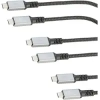 Callstel Thunderbolt-5-Kabel, USB-C auf USB C, bis 240 W, je 1x 50/100/200 cm