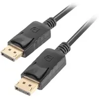 Lanberg CA-DPDP-10CC-0030-BK, 3 m, DisplayPort, DisplayPort, Männlich, Männlich, 3840 x 2160 Pixel