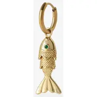 Sissy-Boy Einzelner Ohrring Fisch - Goldfarben