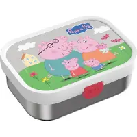 Mepal Campus Edelstahl Bento Brotdose mit Gabel - Peppa Pig - Vesperdose
