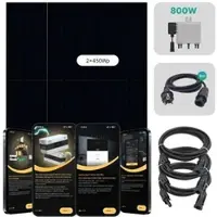 SunEnergyXT DRBO Greenenergy 920 Wp Balkonkraftwerk Plug & Play – Komplettset inkl. Zubehör