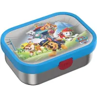Mepal Campus Edelstahl Bento Brotdose mit Gabel - PAW Patrol Pups - Vesperdose