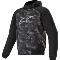 Alpinestars Chrome Camo Sport Motorrad Zip Hoodie