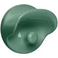 Kartell Kleiderhaken, Ø 11 cm, grün - , Kleiderhaken, Grün, für Flurbereich, Kunststoff, Design
