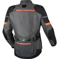 Sonstiges Macna Captane wasserdichte Motorrad Textiljacke, grau/schwarz/rot, M