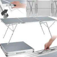 TecTake - Campingtisch Campingtisch Jumbo klappbar - Aluminiumgestell - 180 x 70 x 70,5 cm