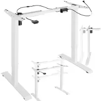 TecTake Tischgestell Yannick 85 - 129 x 65 x 71 - 121 cm