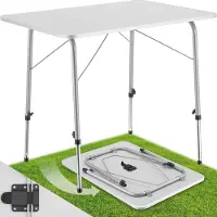 TecTake - Campingtisch - klappbar, Maße 80 x 60 x 68 cm - 402173