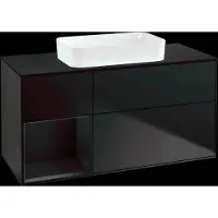 Villeroy & Boch V&B Waschtischunterschrank FINION 1200x603x501mm m Apl. Gl bl ma Regalelem