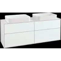 Villeroy & Boch V&B Waschtischunterschrank FINION 1600x603x501mm Apl. Gl wh ma gls wh lacq