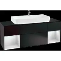 Villeroy & Boch V&B Waschtischunterschrank FINION 1600x603x501 Abdpl bl Reg wh ma/bl ma