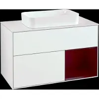Villeroy & Boch V&B Waschtischunterschrank FINION 1000x603x501 Abdpl wh Reg Peony/gls wh