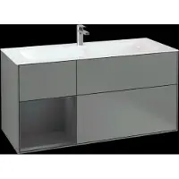Villeroy & Boch V&B Waschtischunterschrank Wandbeleuchtung Finion 119,6x59,1cm, Rg l md b m La, Oli. m Lac
