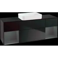 Villeroy & Boch V&B Waschtischunterschrank FINION 1600x603x501mm m Apl. Gl bl ma Regalelem