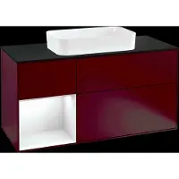 Villeroy & Boch V&B Waschtischunterschrank FINION 1200x603x501 Abdpl bl Reg gls wh/Peony