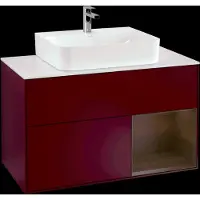 Villeroy & Boch V&B Waschtischunterschrank FINION 1000x603x501 Abdpl wh Reg Wln Ve/Peony