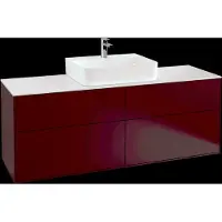Villeroy & Boch V&B Waschtischunterschrank FINION 1600x603x501 Abdpl wh/Peony